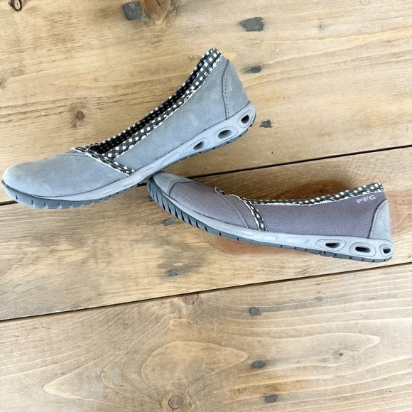 Columbia PFG Womens Shoes Gray Ballet Style Fishing 7‎ - Picture 2 of 8
